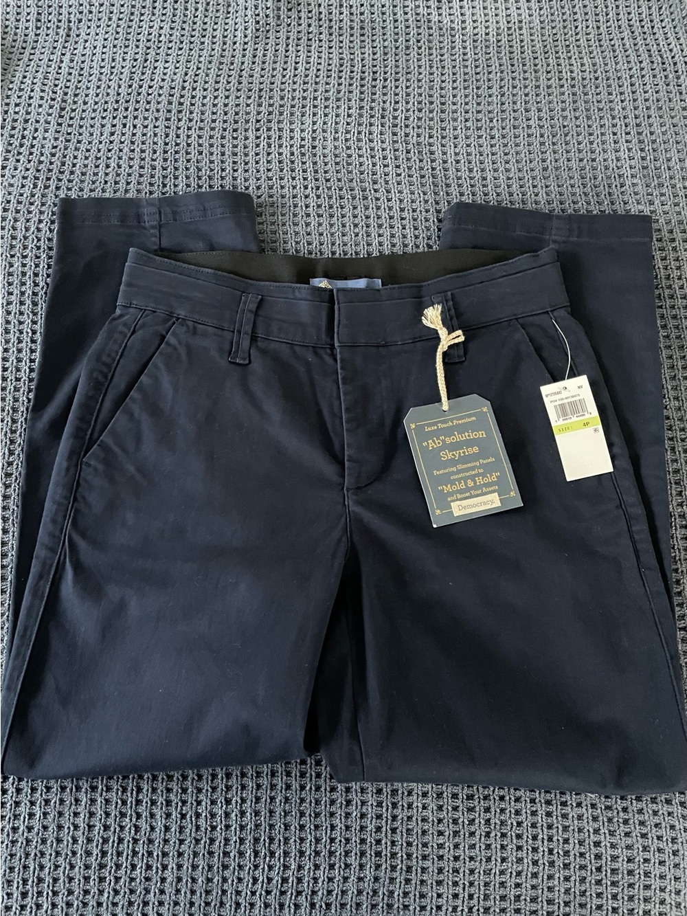 Democracy | Absolution Skyrise Chino Pants | Women’s Pant in Navy | NWT